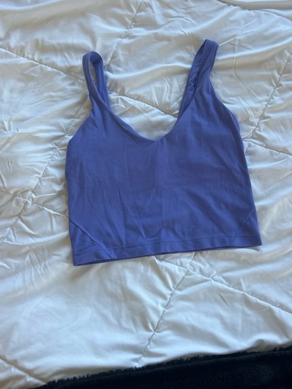 lululemon athletica Lavender Scoop-Neck Sports Bra